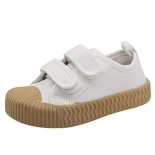 宝宝饼干鞋儿童童鞋春秋帆布鞋男童小白鞋女童布鞋幼儿园室内鞋潮