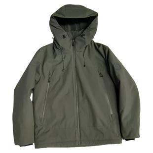 明星同款新山系鸭鸭户外登山羽绒服男女同款工装连帽休闲外套HP