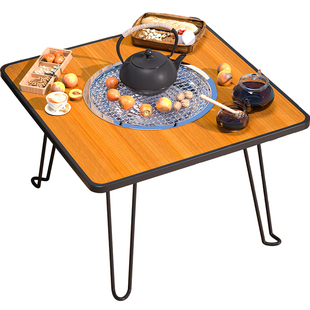 2025新款围炉煮茶烤火炉套装家用无烟器具全套室内户外便携碳烤架