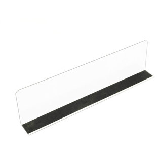 超市货架挡板便利店分隔板商品陈列神器透明围挡磁性分隔板塑料板