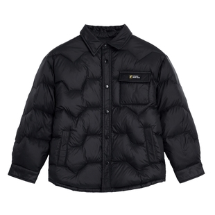 POLOWALK童装羽绒服2025秋冬新品翻领长袖休闲时尚保暖外套男童