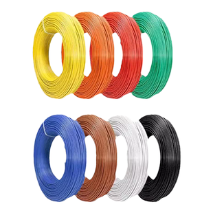 美标1007电子线铜线单芯线镀锡铜电焊线连接线绝缘阻燃电线信号线