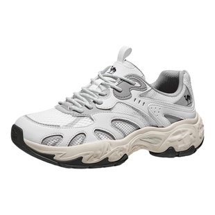 骆驼女鞋2026春季新款户外运动鞋女款厚底休闲老爹鞋登山徒步鞋子