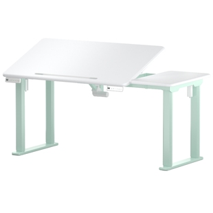 nakupenda仰观实木可倾斜桌面电动升降书画桌书法绘画办公学习桌