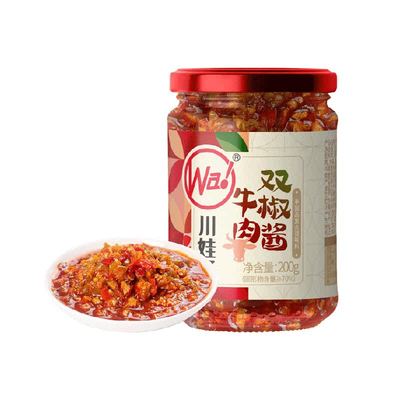 川娃子牛肉双椒酱辣椒酱拌面酱