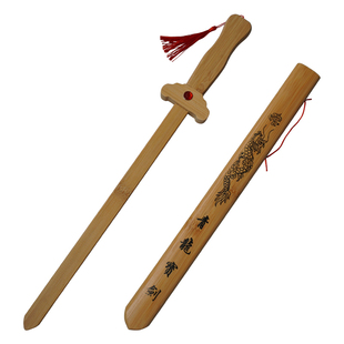 仿真木剑儿童刀剑武术未开刃古代木制古风宝剑男孩木头青龙剑玩具