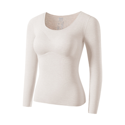 猫人女士保暖内衣带胸带加绒单件