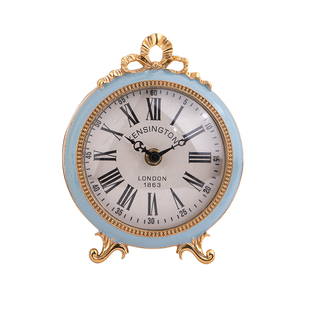 法式台钟桌面时钟复古钟表轻奢高级感摆件石英钟居家装饰座钟新款