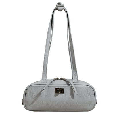 EZRO头层牛皮单肩腋下波士顿包