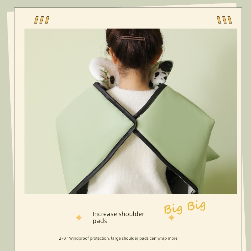 电动车挡风被冬季加绒加厚防水防雨电瓶摩托车冬款2025新款防风罩