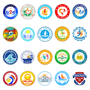 班徽设计班徽logo班徽班旗设计班级小学运动会会徽校徽队徽设计