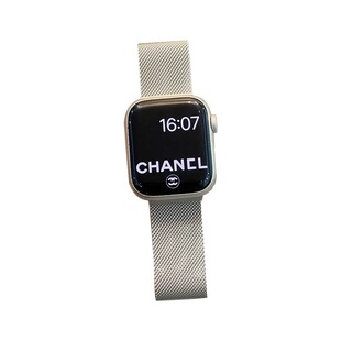 KLKL新款适用苹果s11/42mm星光色简约米兰尼斯手表表带夏天透气iwatch10金属钢带磁吸applewatch98舒适运动SE