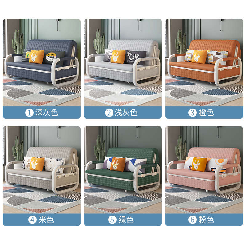 免洗科技布单人沙发床折叠两用办公室午休伸缩多功能沙发2025新款