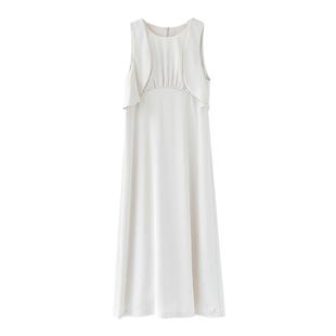 Garbociaga龍喜儿 迷人细节 醋酸褶皱高腰小飞袖显瘦连衣裙子Z214