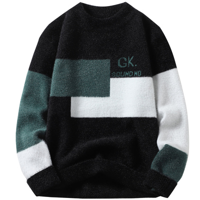 罗蒙男士针织衫毛衣圆领2023新款