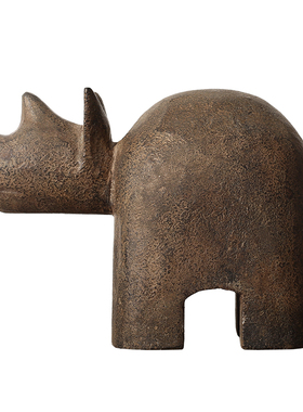 美丽华伦青石抽象书房动物摆件