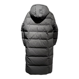 ANTA/安踏冠军2025女子防风保暖连帽鹅绒国旗长款羽绒服162540908