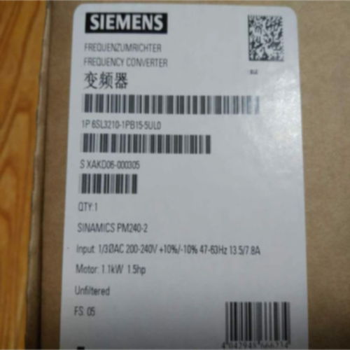 议价6SL32101PB155UL0西门子G120变频器功率模块6SL3210-1PB15-5U