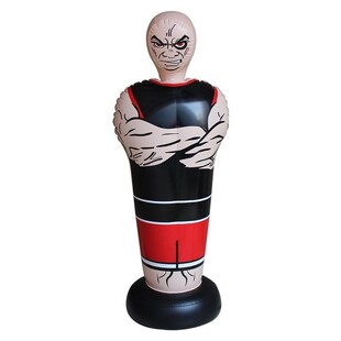 成人儿童充气拳击柱加厚健身拳击沙袋不倒翁沙包泄愤解压散打玩具