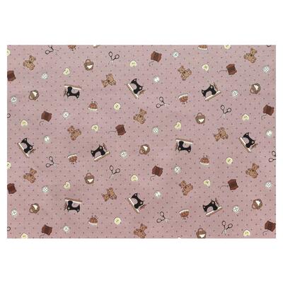 日本进口20支纯棉ALTO缝纫小熊