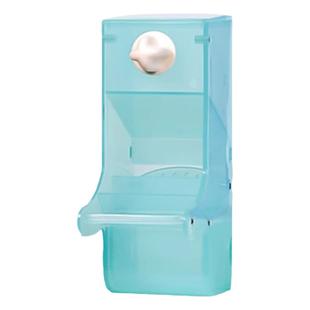 鸟食盒防撒一体机鹦鹉自动喂食器谷壳分离新款鸟笼用内挂式下料器