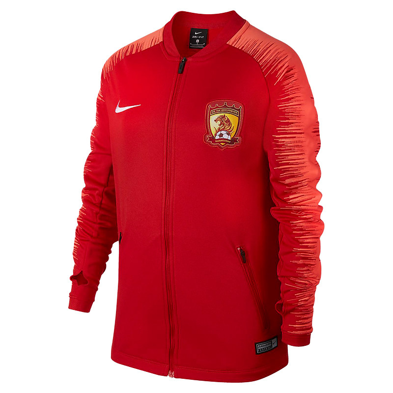 Nike/耐克正品恒大出场儿童运动训练球衣长袖夹克外套BV5990