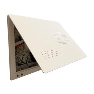 原孔位安装弱电箱盖板翻盖超薄网线盒改造无痕安装电表箱装饰画