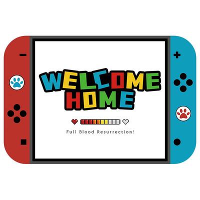 游戏机入户门地垫门口丝圈