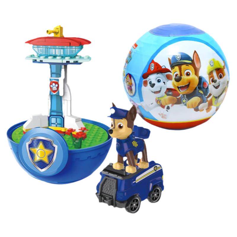 正版汪汪队立大功扭蛋盲盒在线扭蛋机模型摆件拼装生日礼物猜拆乐