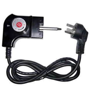 韩式多功能电热锅电源线电炒锅烤盘插头调温控温耦合线开关配件