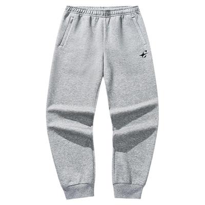 安踏男宽松训练束脚运动卫裤