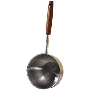 热油小锅304不锈钢泼油锅家用热油专用小勺厨房浇油榨油烧油神器