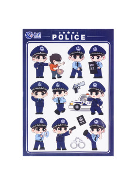 心盾警察贴纸多款可选