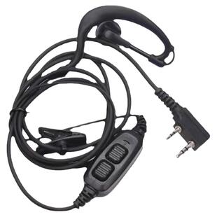宝锋UV-82对讲机双PTT发射耳机耳麦宝峰对机讲BF-UV8D耳麦配件