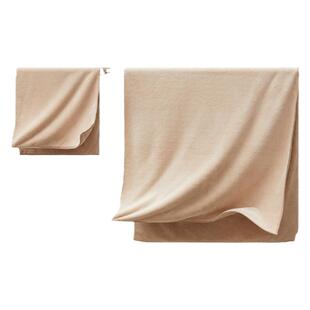 日本HOYO雪滑绒浴巾三件套女成人家用比纯棉全棉吸水洗澡大毛巾男