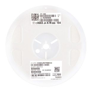 原装 0603贴片电容 100nF(104) ±5% 50V X7R CC0603JRX7R9BB104