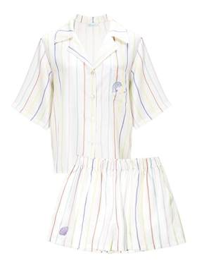 MANITO/曼尼陀Ocean Stripe 桑蚕丝女士家居服短套装