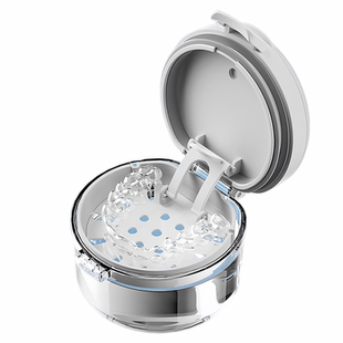 日本牙套收纳盒隐形牙套假牙保持器清洗盒子便携牙齿矫正器储放盒