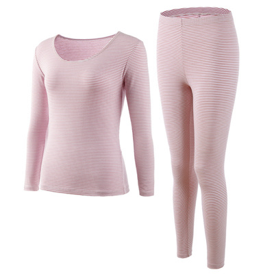 圆领情侣保暖纯色长袖长裤