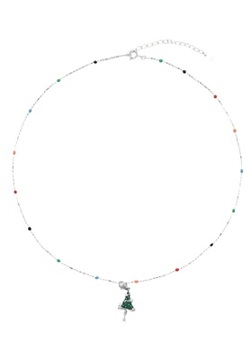 AWE官方S925纯银情侣圣诞款项链