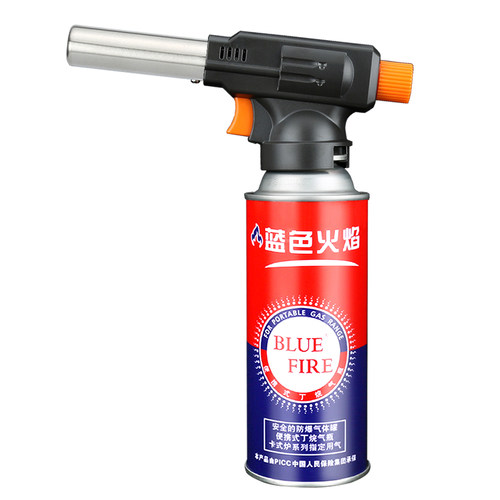 便携式喷枪头卡式气喷火枪烧猪毛烧肉皮神器家用手持点火器气罐枪