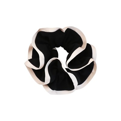 简晓肥肠圈布艺简约撞色发圈