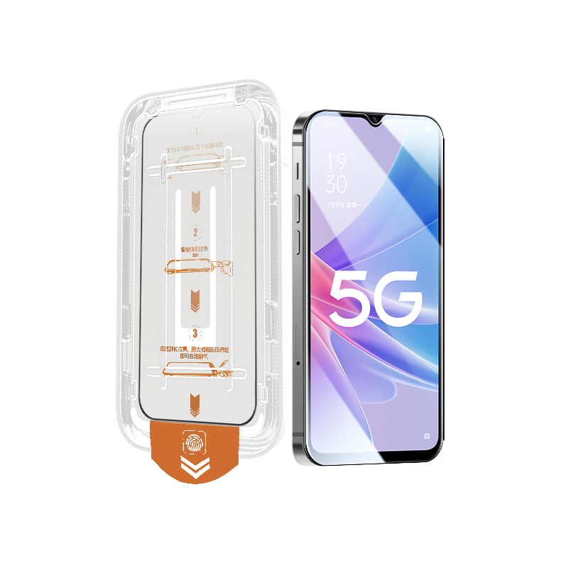 适用于oppoA93/A95/A96/A97钢化膜全屏覆盖OPPOK9/K10/K11/K12手机膜防爆防摔r17pro贴膜神器抗指纹除尘盒a1s