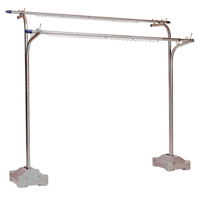 晾衣架落地折叠室外不锈钢杆式