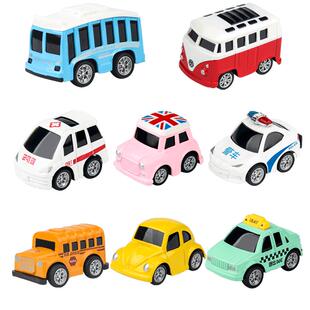 儿童玩具车合金回力惯性小汽车套装迷你耐摔各类小车男孩新年礼物