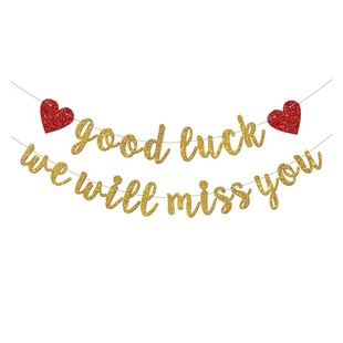 欢送会布置we will miss you公司同事离职派对老师退休Farewell