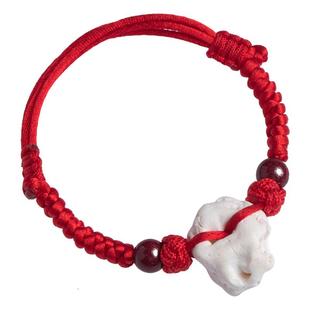 福一方正品朱砂红绳手链猪惊骨精宝宝手绳婴儿成人儿童手串挂件
