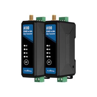 泽耀LoRa 485无线收发通讯DTU模块透传数据传输数传电台导轨式PLC