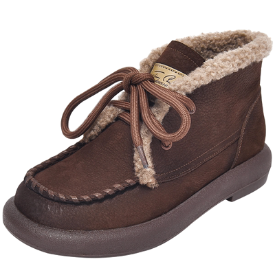 圣梵西冬季时尚保暖低帮雪地靴