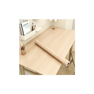 木纹桌面贴纸桌布自粘防水防潮原木色桌贴柜子书桌子贴膜家具翻新